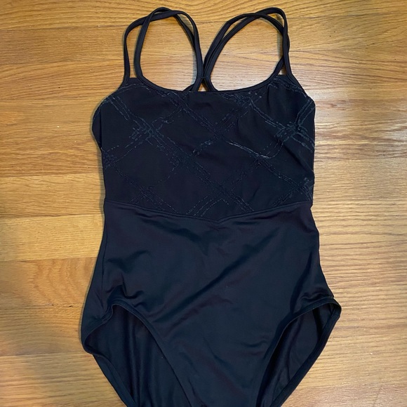 Medium Black Mirella Leotard - Picture 1 of 4